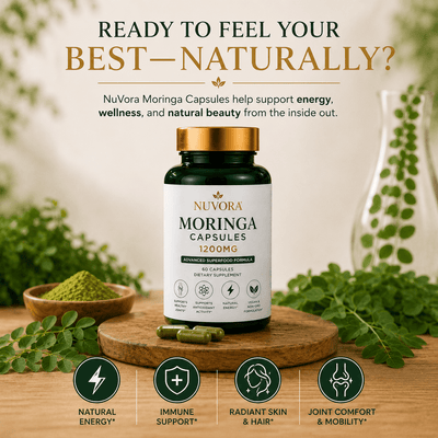 NUVORA Moringa Capsules 1200MG
