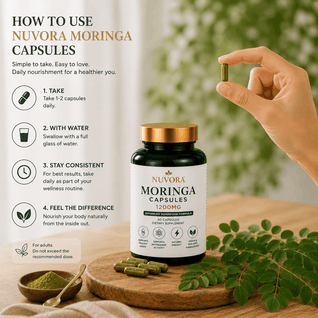 NUVORA Moringa Capsules 1200MG
