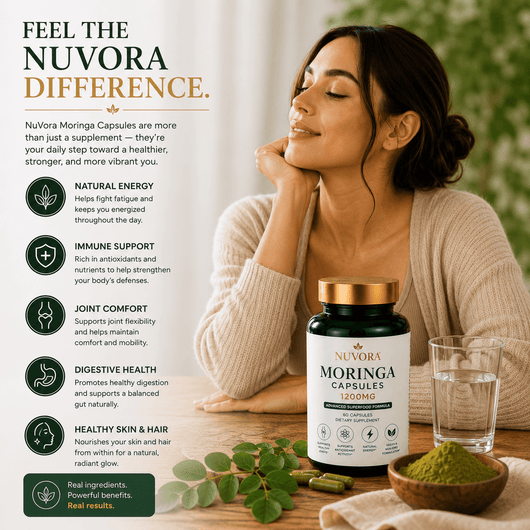NUVORA Moringa Capsules 1200MG